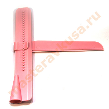 Скрепель-шпатель регулируемый для выравнивания крема, 23,5*4,7 см