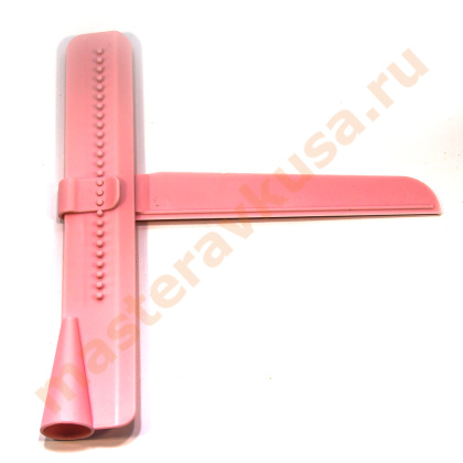 Скрепель-шпатель регулируемый для выравнивания крема, 23,5*4,7 см