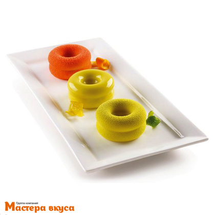 Форма силиконовая Silikomart ARENA MINI (Арена мини серая), Италия