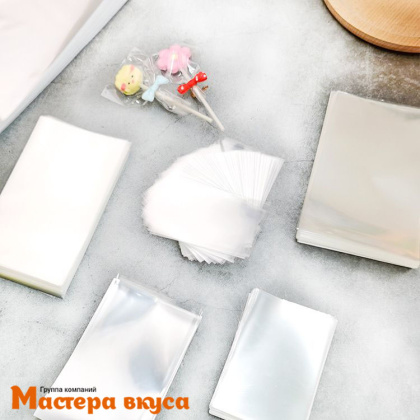 Пакет для пряников и леденцов  7*10 см (ш*в) БЕЗ КЛЕЕВОГО КЛАПАНА, упак 100 шт