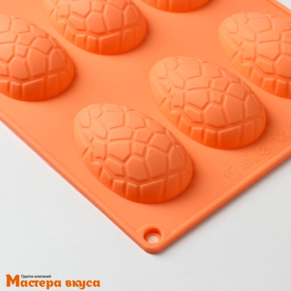 Форма силиконовая ЯЙЦО ДРАКОНА, (9 ячеек) 28*16*2 см