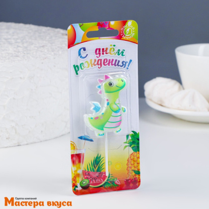 Свеча-фигурка ДРАКОША, 9,5*3,5 см