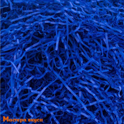 Бумажный наполнитель декоративный, КОБАЛЬТ, 50 гр
