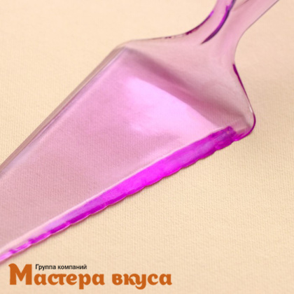 Лопатка для торта пластиковая 30 см, "Краски"