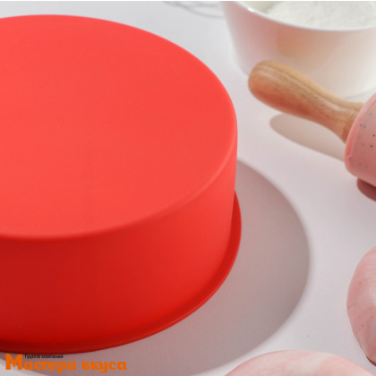 Форма силиконовая КРУГ, d15.5 h5.7 см