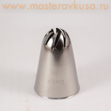 Насадка стальная РОЗА ФАНТАЗИЙНАЯ, 8мм  (BR332) №888