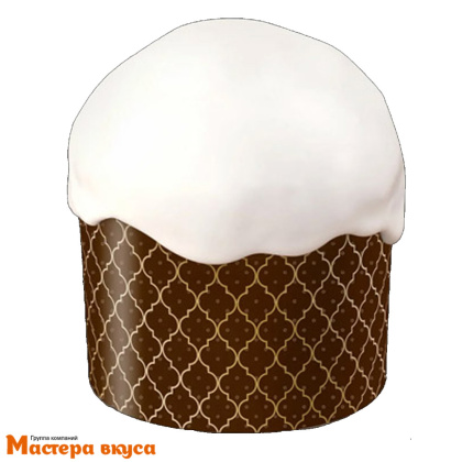 Форма бумажная для кулича (100г) d70*h60 мм КУПОЛА