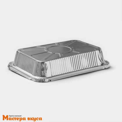 Форма алюминевая одноразовая Прямоугольная 21*14 см h-4 см (860 мл) 