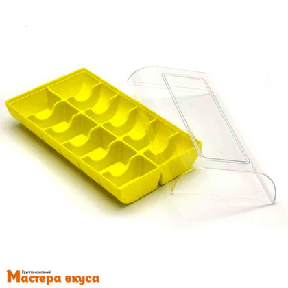 Упаковка для макаронс 12 шт, пластикокая МАКАДО (салатовый)