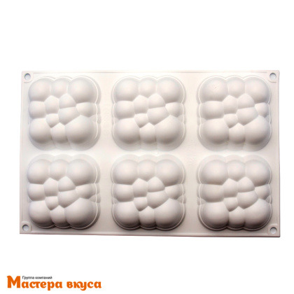 Форма силиконовая Silikomart CLOUD120 MINI Облако белая, (Италия)