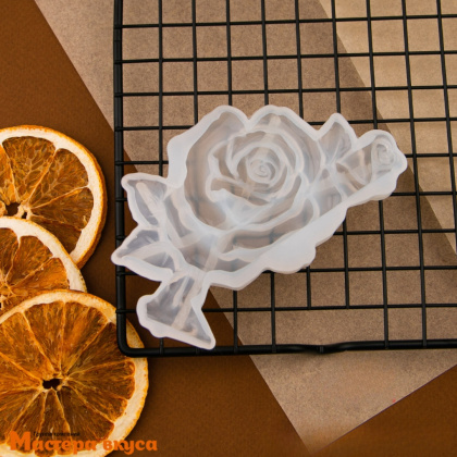 Молд силиконовый ВЕТОЧКА РОЗЫ, 11,2*7,4*2 см