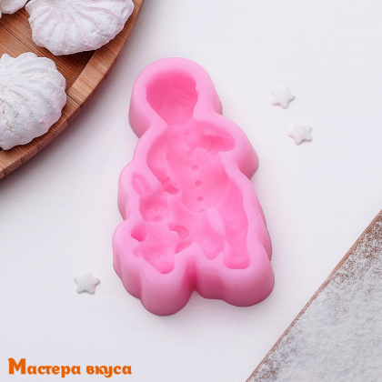 Молд силиконовый МАЛЫШ С ЗАЙЧИКОМ, 9,1*5,4 см