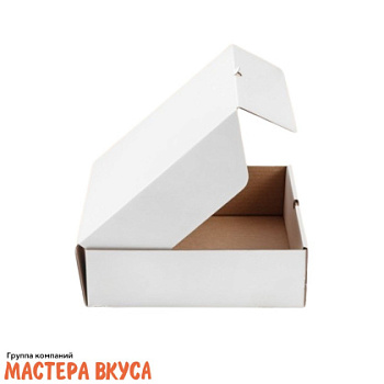 Коробка для пирога без окна, 280*280*85 мм, (белый)