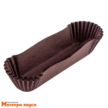 Капсула  бумажная "Тарталетки" овал OV5 (коричневая), 40*105*25мм, (упак 1000 шт)