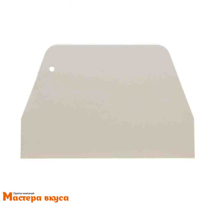 Шпатель-скребок пластиковый Трапеция 19,5*12,5 см