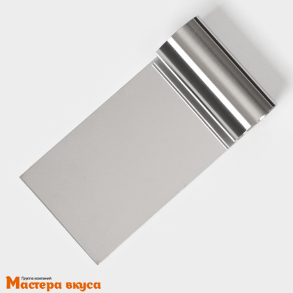 Шпатель-скребок кондитерский нержав.сталь 12*6 см