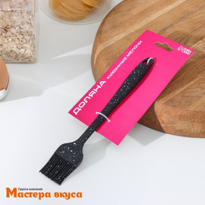 Кисть силиконовая  безшовная 21*3,5 см "Орион"