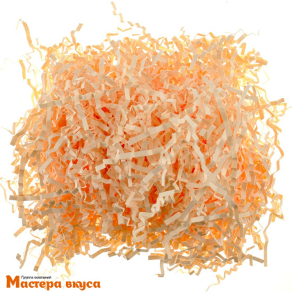 Бумажный наполнитель декоративный, ПЕРСИКОВАЯ ПАСТЕЛЬ, 50гр