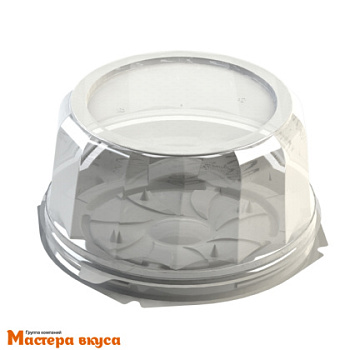 Контейнер круглый,  D200  h95 мм (комплект дно /крышка), УК-298ВГ