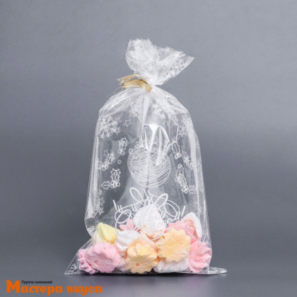 Пакет для сладостей 20*35 см,  "Новогодние шары" 