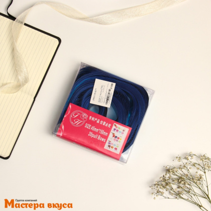 Бант-шар  ГОЛУБОЙ  (ш 5 см) d~15 см