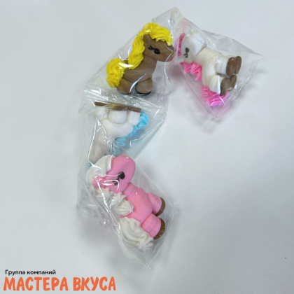 Сахарная фигурка ЛОШАДКА, цвет микс h~7см (У-4 шт)