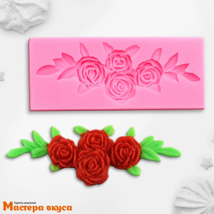 Молд силиконовый РОЗАН ЖЕЛАНИЕ, 5*11,5*1 см