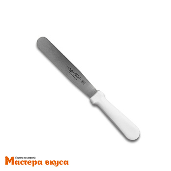 Палета прямая металлическая 15 см, с пластиковой ручкой (спатула)