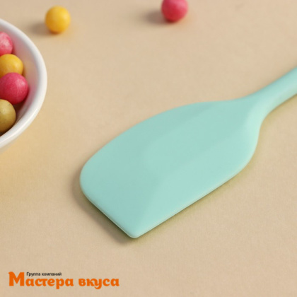 Лопатка силиконовая безшовная 21 см, (плоская), "Винфор"