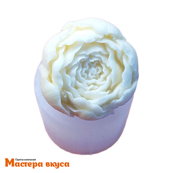 Молд силиконовый  3D ПИОН, изд d~3,8см h~3,6см (шоколад~35гр)