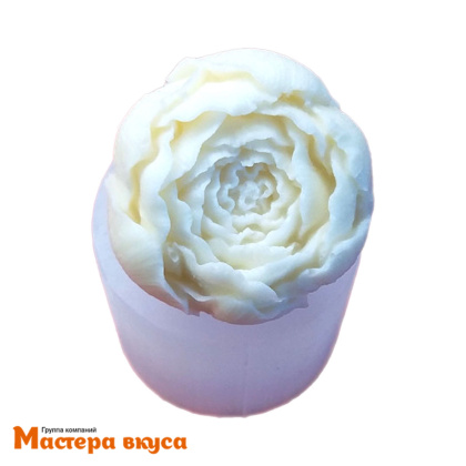 Молд силиконовый  3D ПИОН, изд d~3,8см h~3,6см (шоколад~35гр)