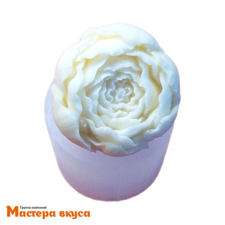 Молд силиконовый  3D ПИОН, изд d~3,8см h~3,6см (шоколад~35гр)