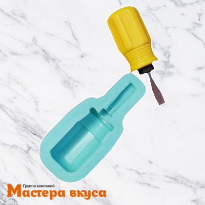 Молд силиконовый  2,5D ОТВЕРТКА, изд 9.5см (шоколад~25гр)