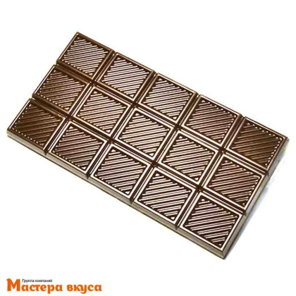 Форма для шоколада пластиковая, плитка ПОЛОСАТИК (классика)