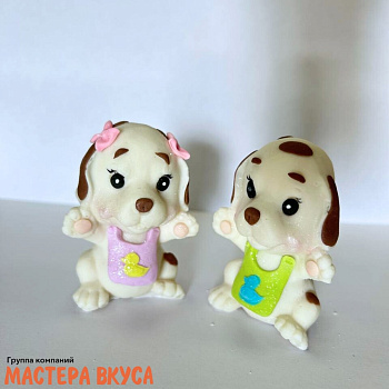 Фигурка из шок. глазури "Собачка. Хочу на ручки", h~7 см