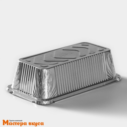 Форма алюминевая одноразовая Прямоугольная 21,7*11,2 см h-5,4 см (900 мл) 