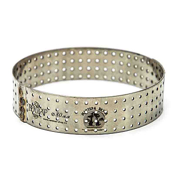 Форма-резак для выпечки перфорированное (термо-циркуляция) КОЛЬЦО  D- 80, h20 (нерж.сталь) ВЕНТСАР