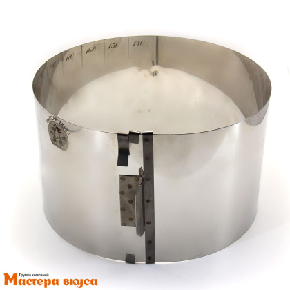 Форма раздвижная КОЛЬЦО, Н-20см, D~14-25см (нерж.сталь) ВЕНТСАР
