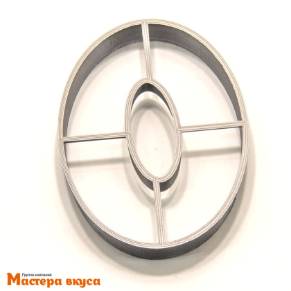 Вырубка пластик,  ЦИФРА - 0, 10.5 см