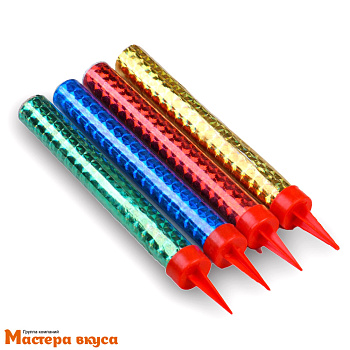 Фейерверк, холодный фонтан 12,5 см, радужный, упак 4 шт 