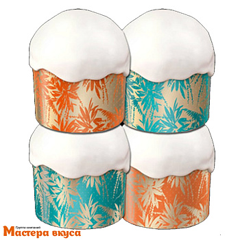 Форма бумажная для кулича ( 75г) d60*h45 мм СКАЗОЧНЫЙ ЛЕС