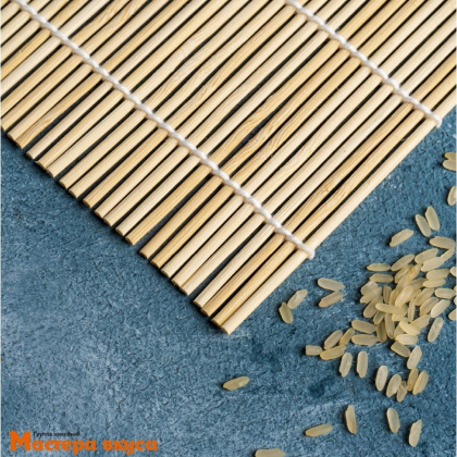 Циновка макису для суши "Мастер", бамбук, 22*24 см