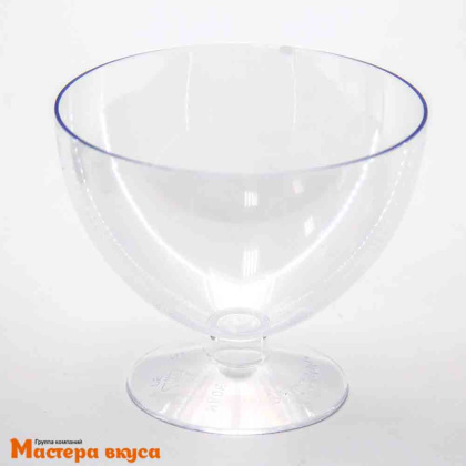 Креманка-фужер ПОЛУСФЕРА, 175 мл, 90*75мм h75мм (пластик), Martellato (Италия)