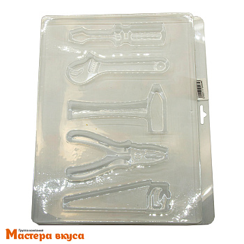 Форма для шоколада пластиковая ИНСТРУМЕНТЫ(h13см)