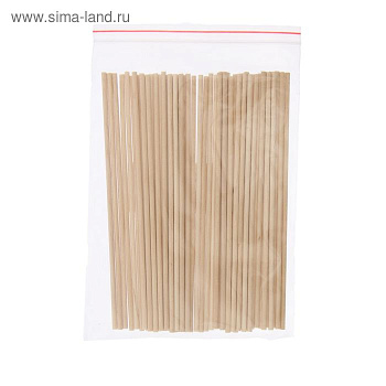 Палочки для кейкпопсов и леденцов (деревянные), 15 см, (упак 50 шт)