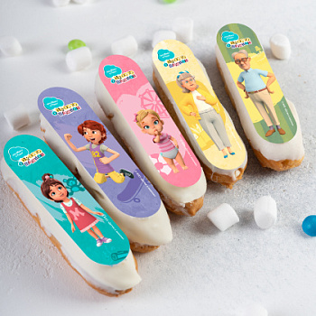 Фотопечать Про Миру и Гошу, для эклеров, №30