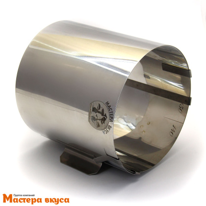 Форма раздвижная КОЛЬЦО, Н-20см, D~14-25см (нерж.сталь) ВЕНТСАР