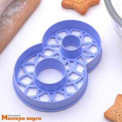 Вырубка пластик,  ЦИФРА - 8 (штамп), 11 см