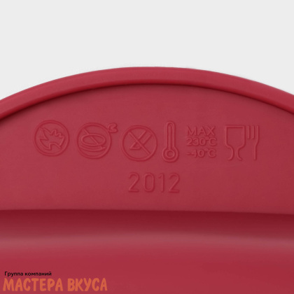 Форма силиконовая КЕКС, 27*11см h~6см, бордовая