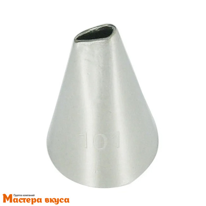 Насадка стальная ЛЕПЕСТОК РОЗЫ, d-7 мм, h-28 мм,  №101